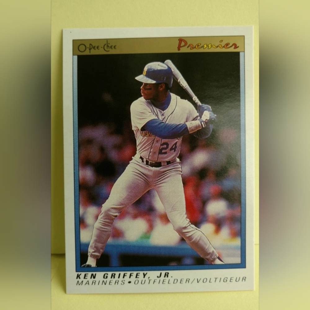 1991 O-PEE-CHEE Premier Ken Griffey Jr Seattle Mariners #56 Baseball Card